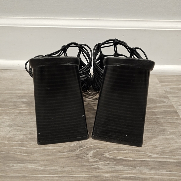 NEW Sam Edelman LAURETTE Black Heel Sandals - Picture 3 of 5